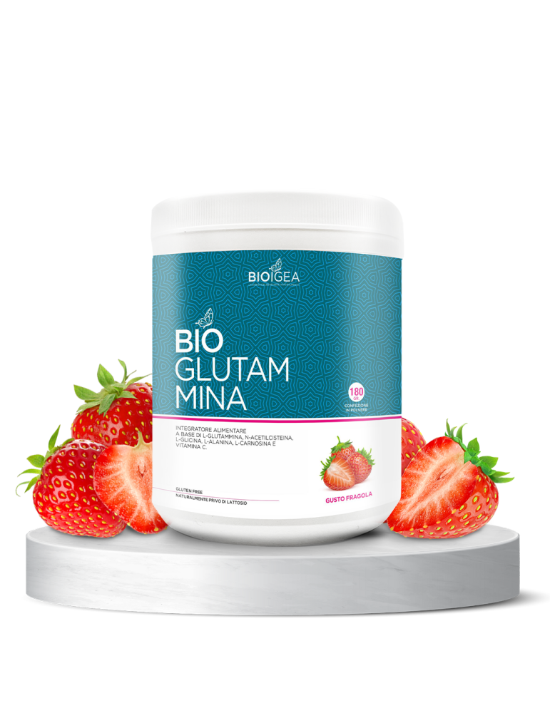 BIO GLUTAMMINA Gusto Fragola 180 gr